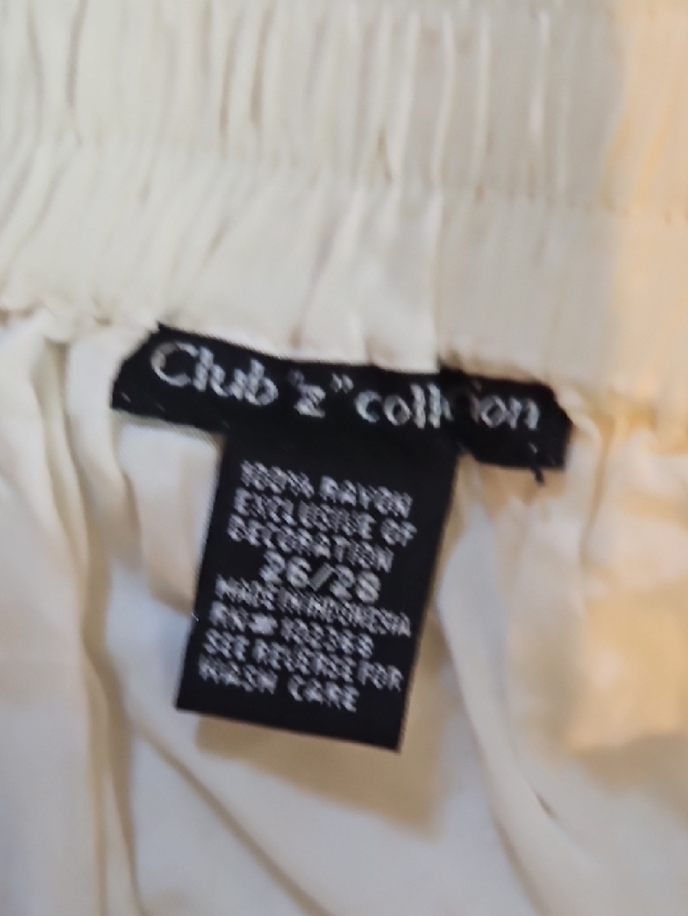 White Eyelet Summer Blouse with Scallop Trim And Matching Skirt - Picture 6 of 7